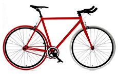 700C fixed gear bicycle